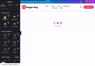 Post Query Loop – Overlay layout