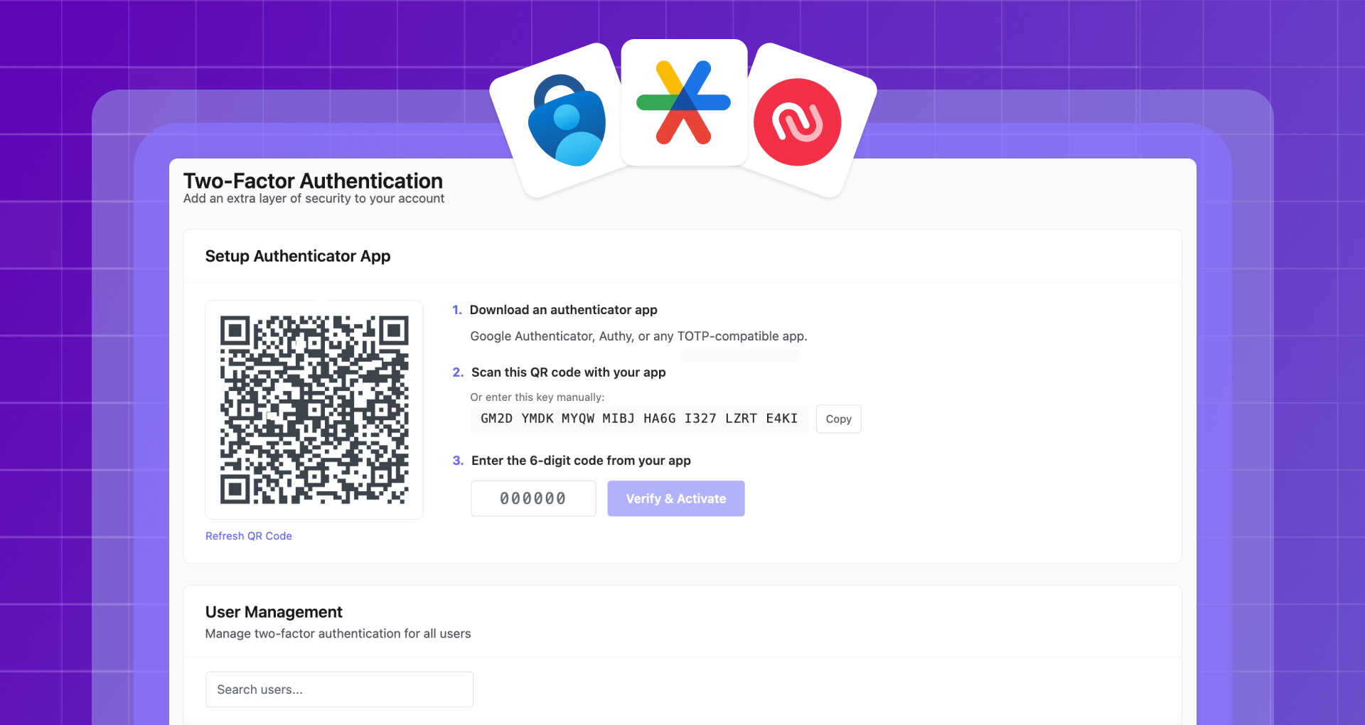 PRO Two Factor Authentication