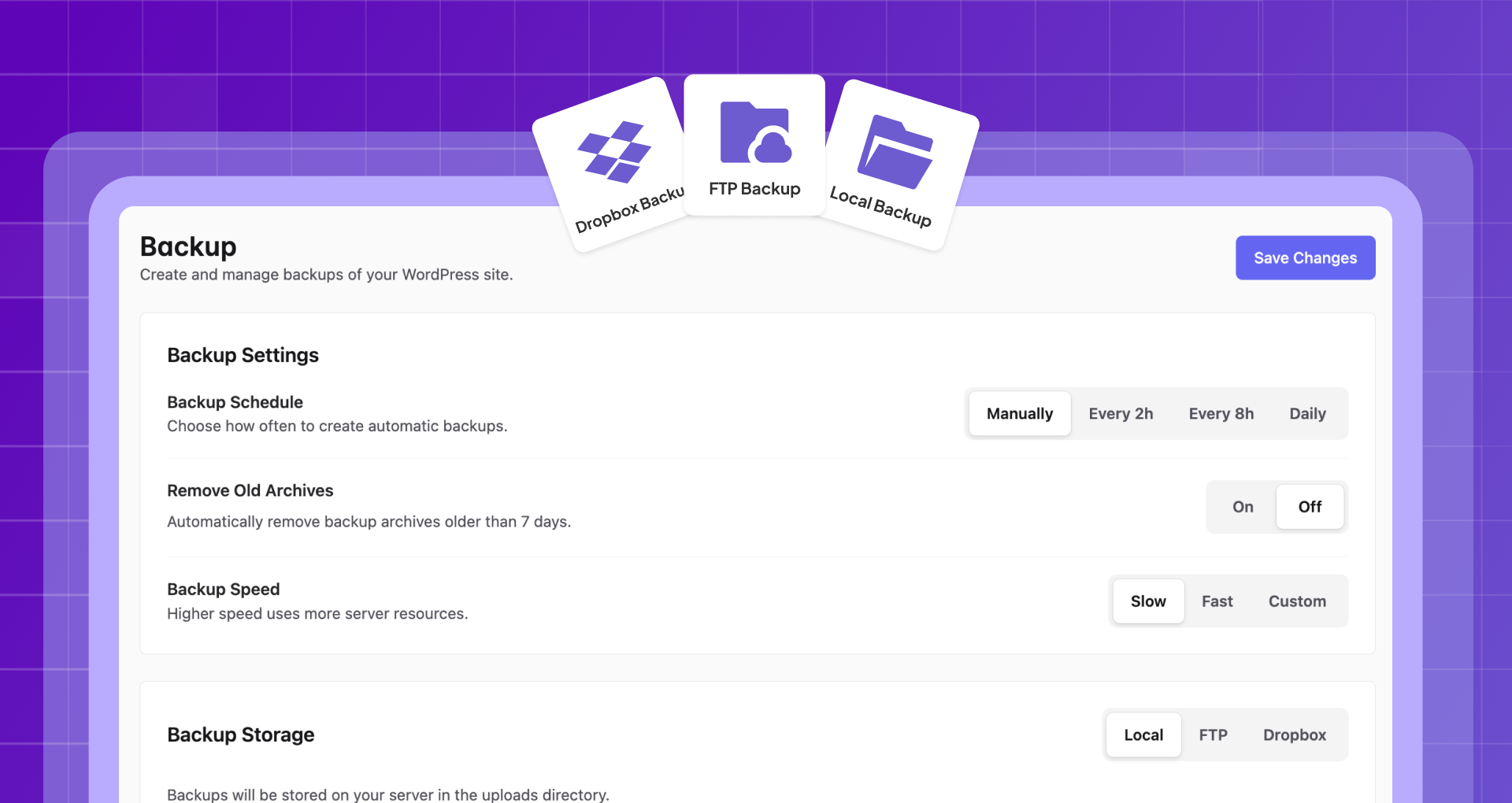 PRO Backup Management