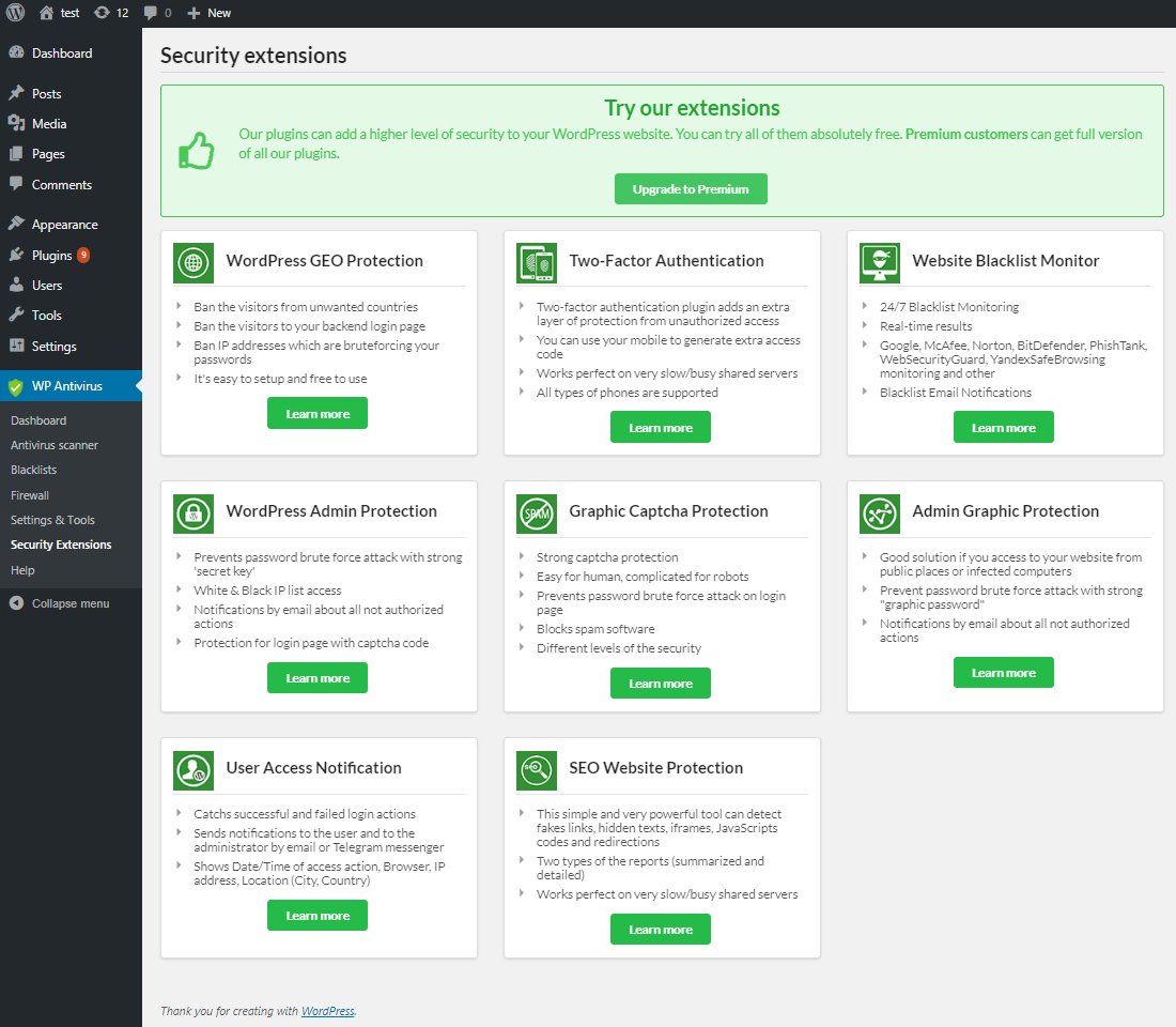 Antivirus scanner.