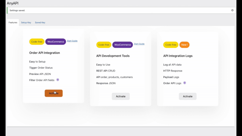 **AnyAPI** Dashboard