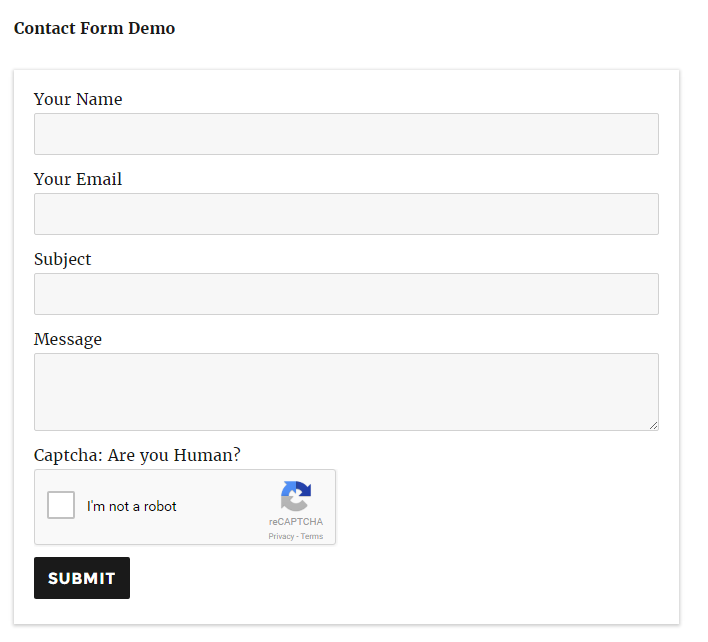 Frontend Form