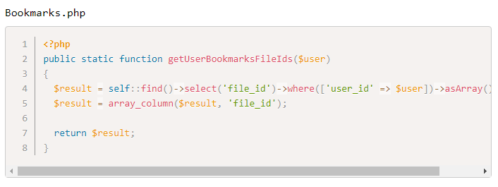 Highlighted code example from gist api via shortcode