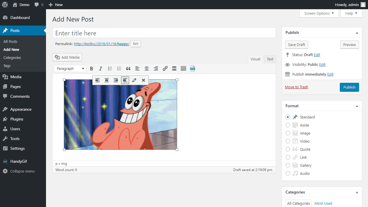 Inserted GIF