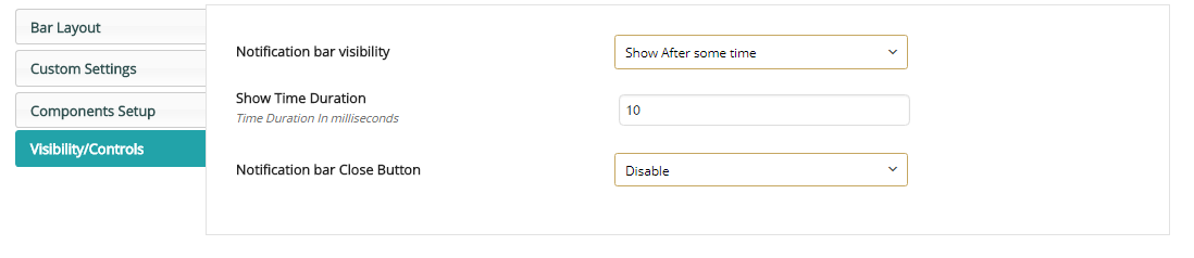Screenshot 15 - Notification Bar Effects : Ticker Settings