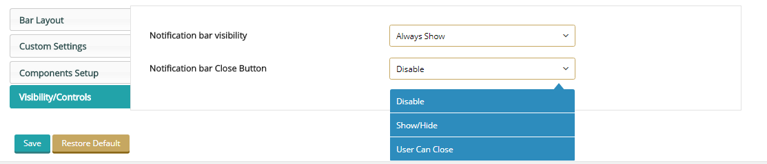 Screenshot 16 - Notification Bar Effects : Scroller Settings