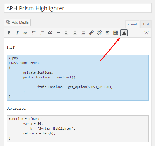 Edit code on TinyMCE Editor