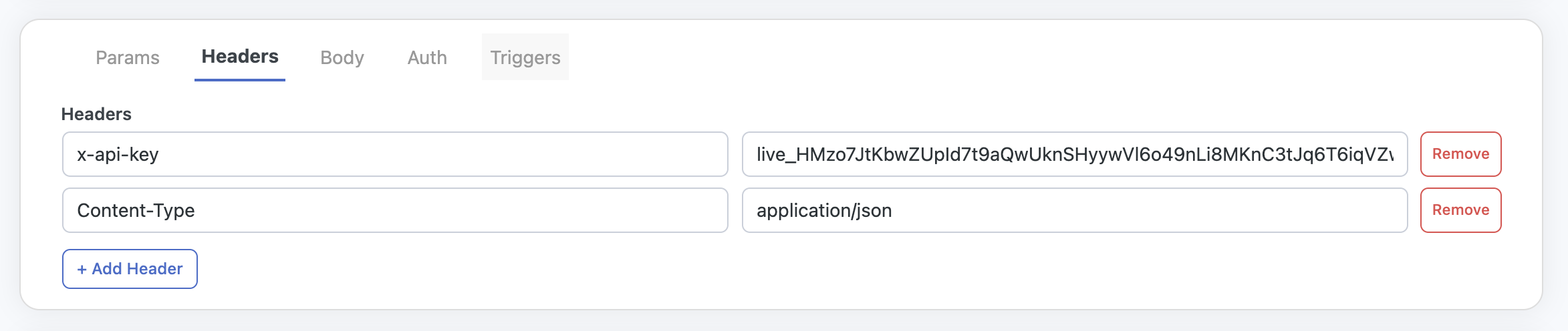 Headers that can be sent with API requests
