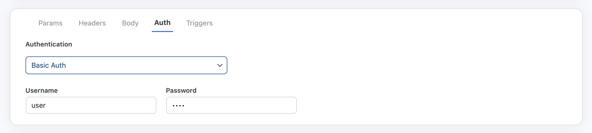 Authentication that can be used with API requests
