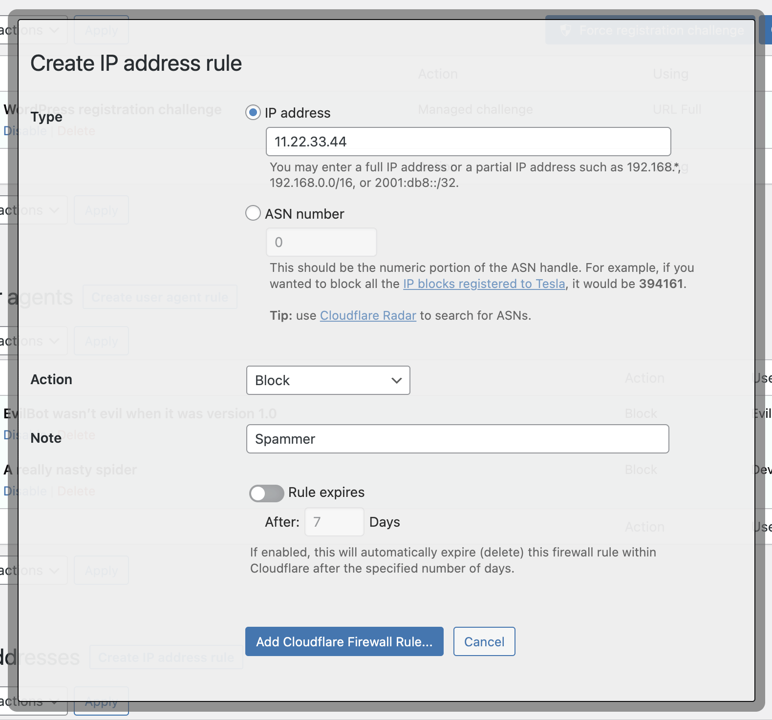 Control Cloudflare zone settings (Speed options shown here).