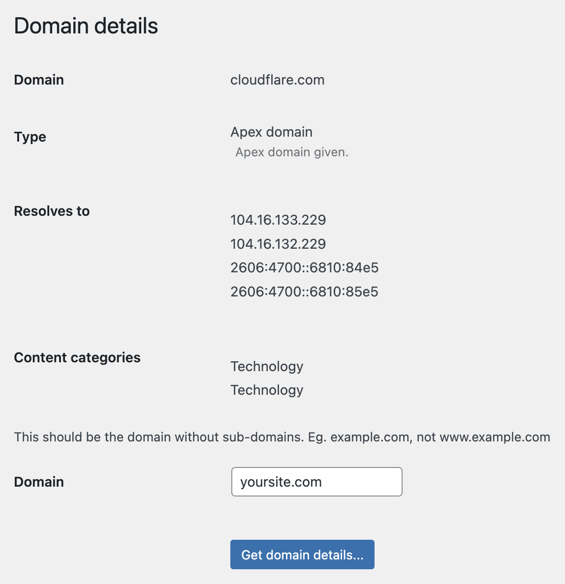 Zero-Trust Access policies are viewable within WordPress (the Pro version allows simple auto-configuration to protect your WordPress admin area).