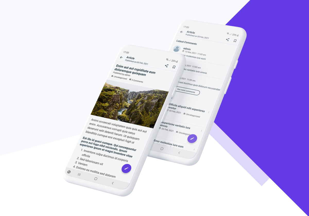 User friendly article reading experience