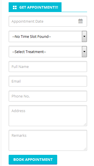 Front End Appointment Widget