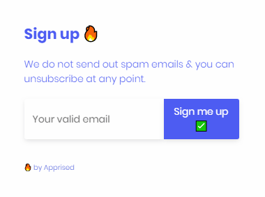 Email Optin Notification.