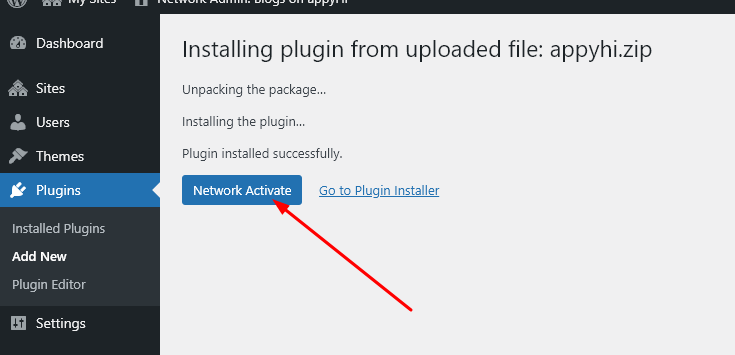 Install and activate plugin