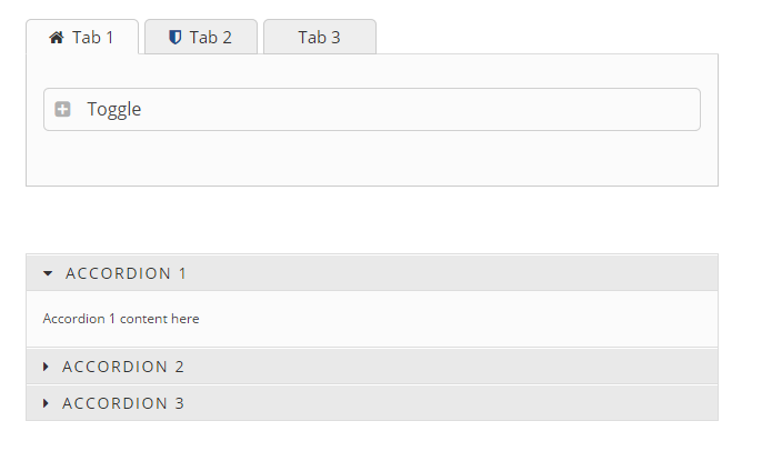 Tabs and Accordions