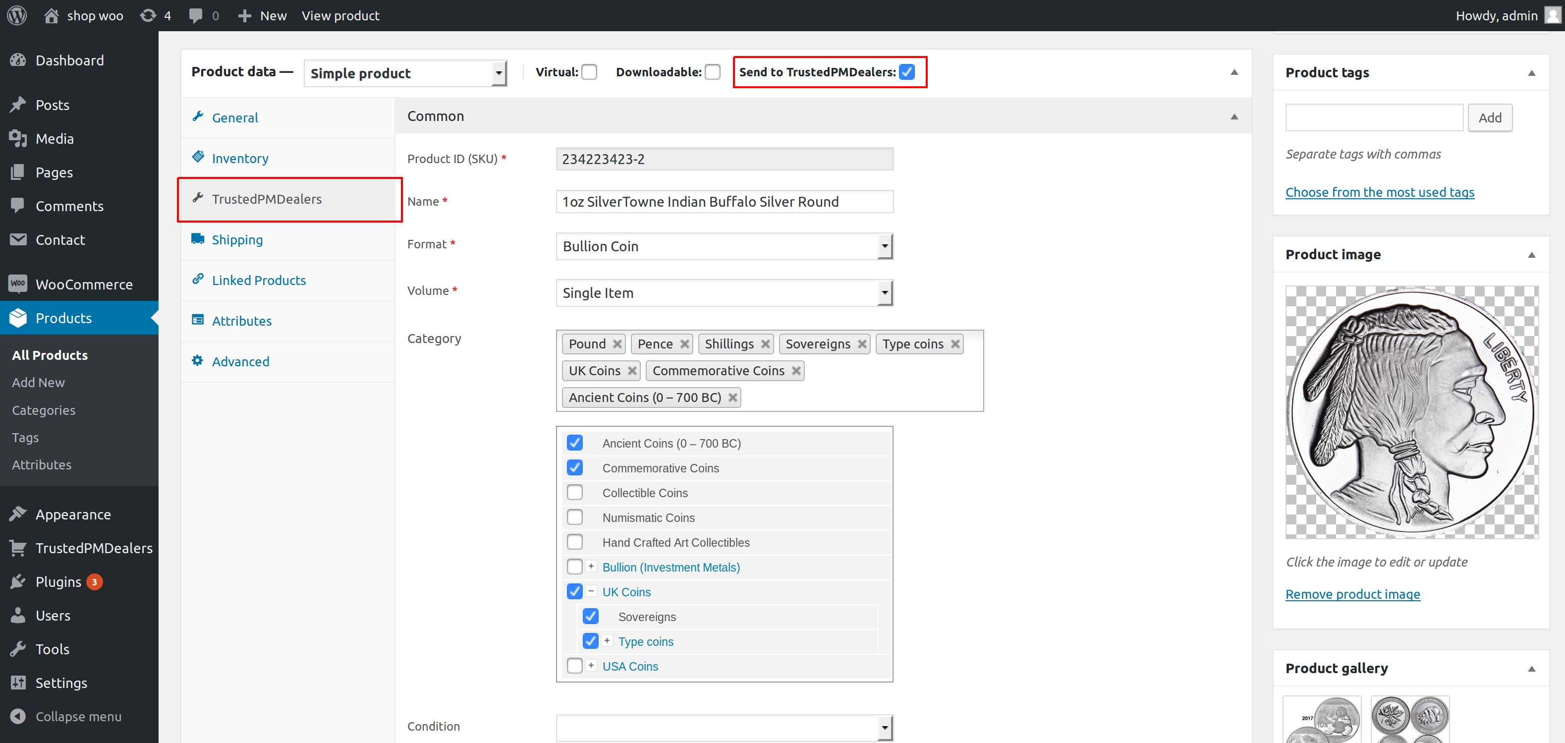 Specify the item characteristics to make your product most frequently appeared to potential buyers.