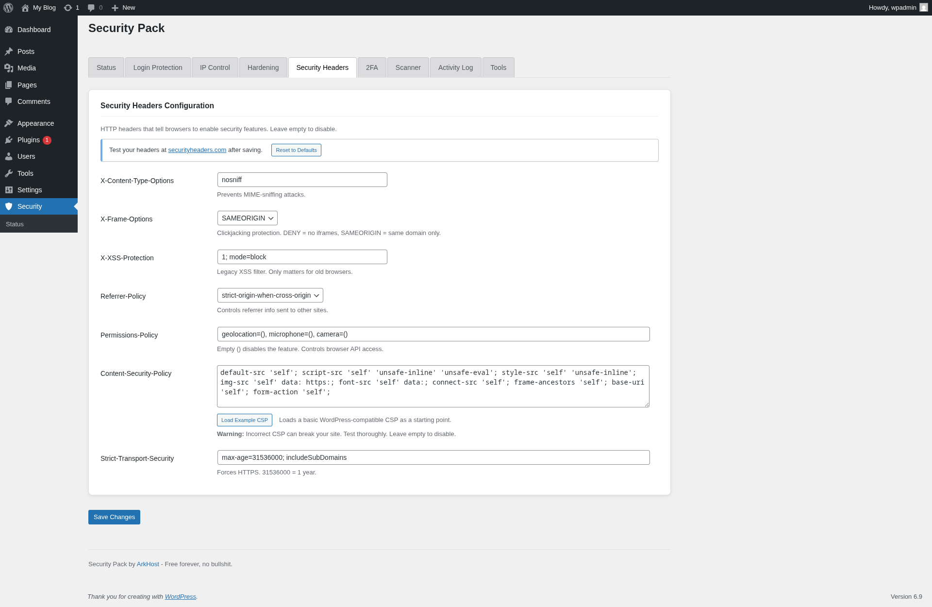 Malware scanner with quarantine