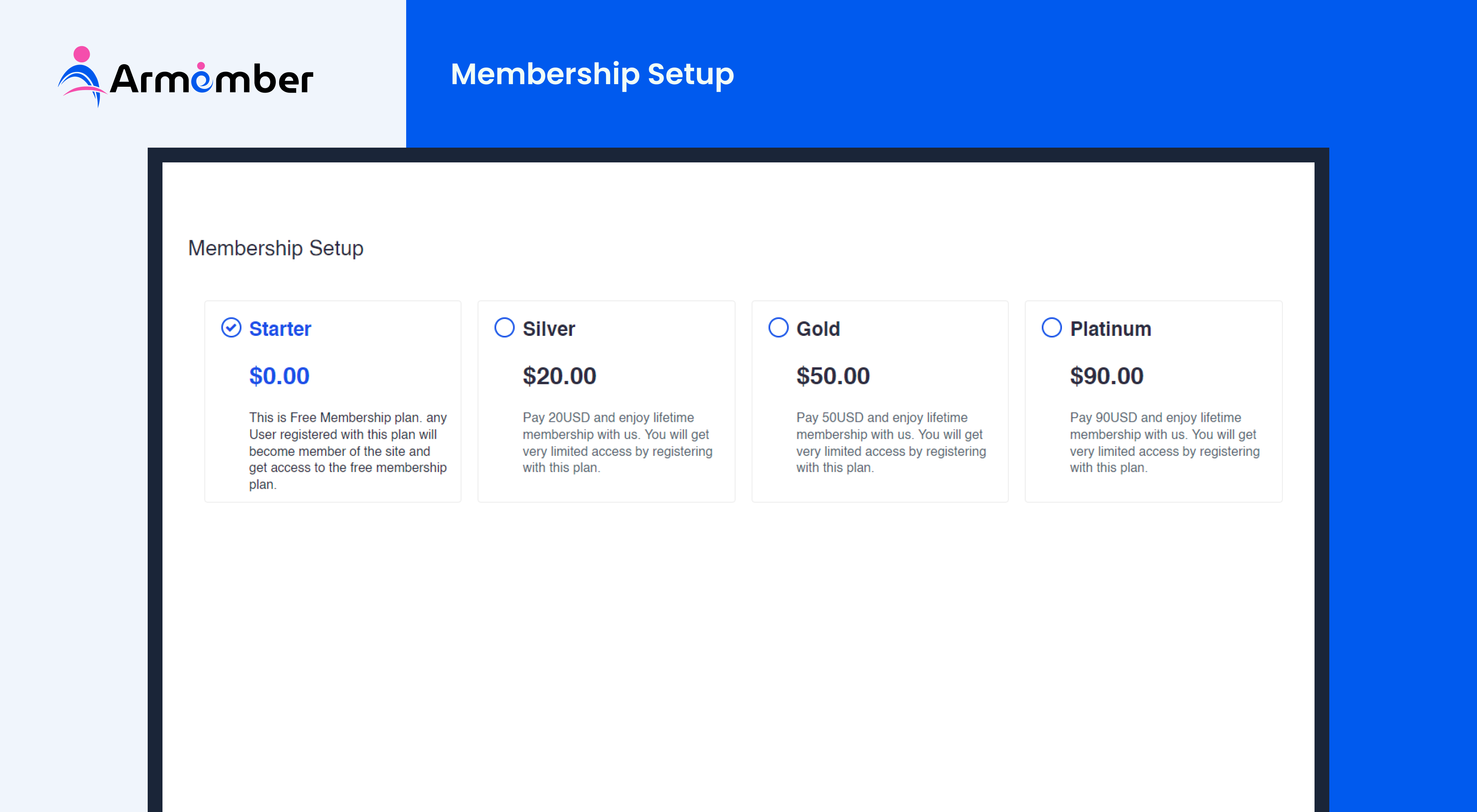 ARMember - Member Profile preview