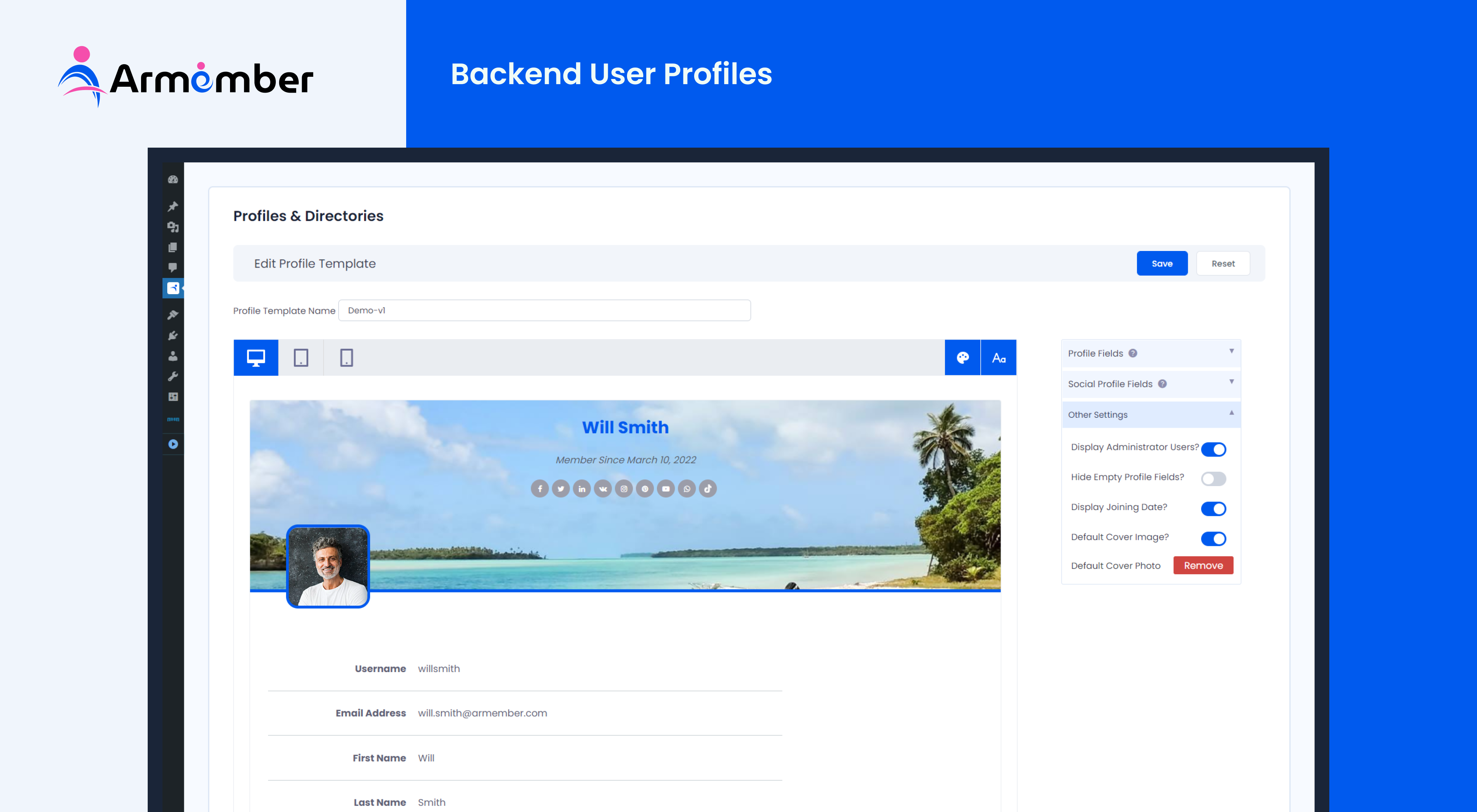 ARMember - Member Directory preview