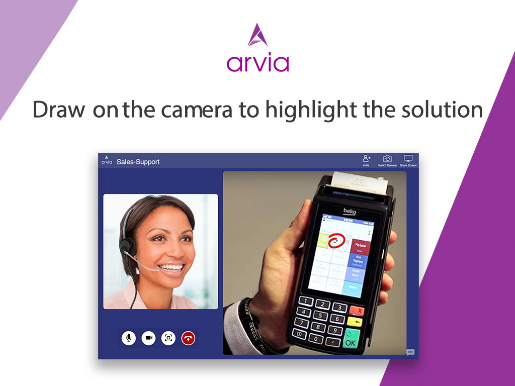 Arvia connects you with your customers without leaving their location. All sales and marketing processes can be done remotely.