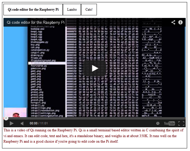 Async-Vid-List running