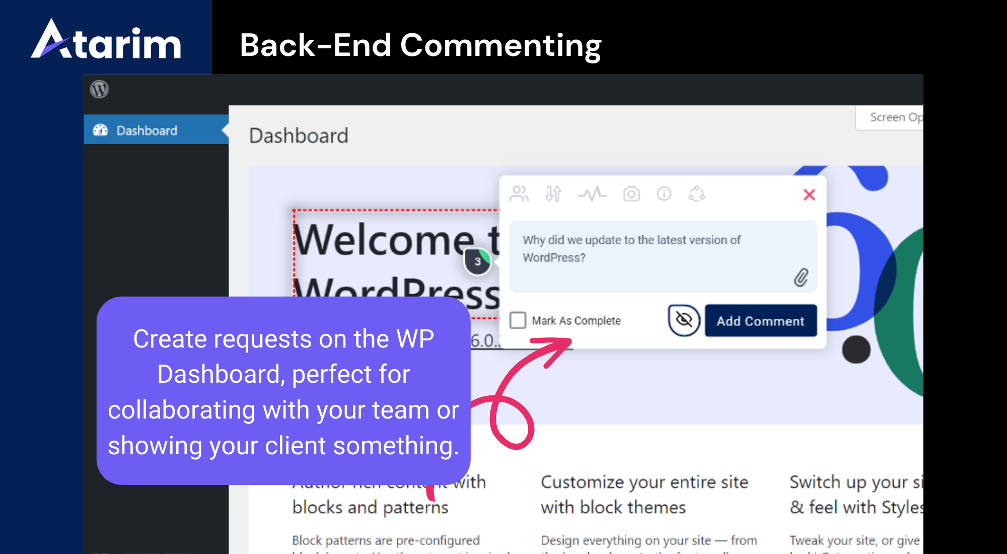 **Auto-login**: Automatically get logged into your WordPress websites and get taken straight to a request with the click of a button.