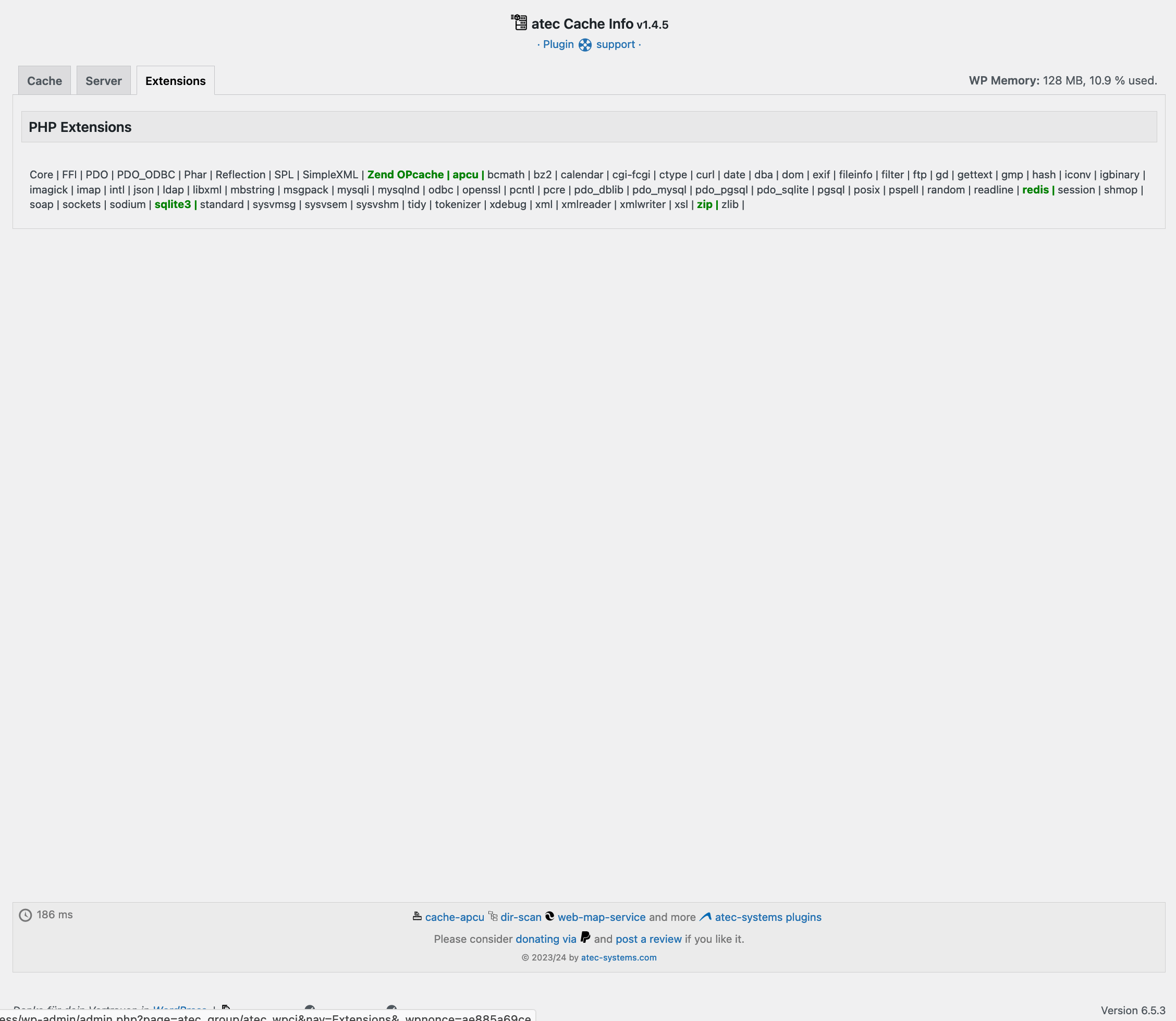 PHP Extensions