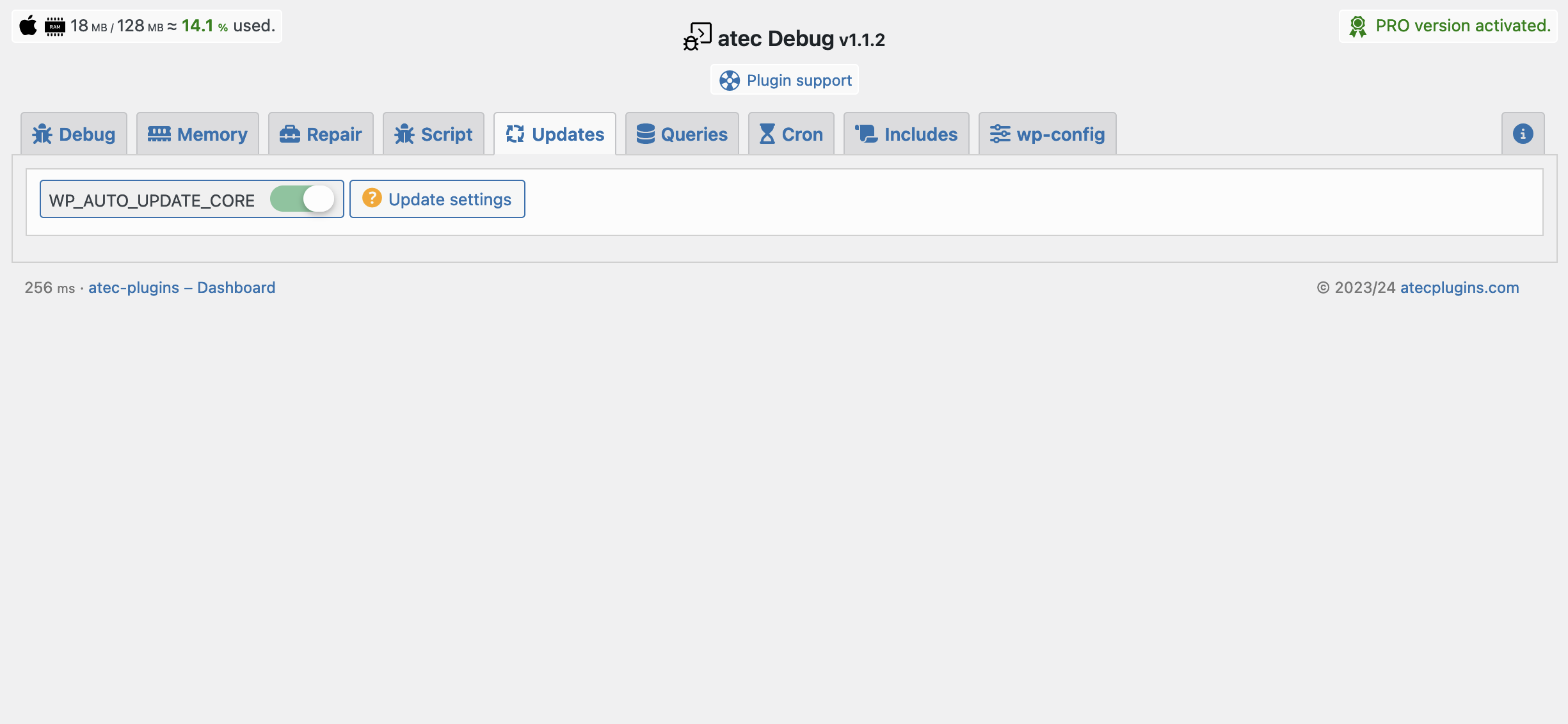 WP_AUTO_UPDATE_CORE