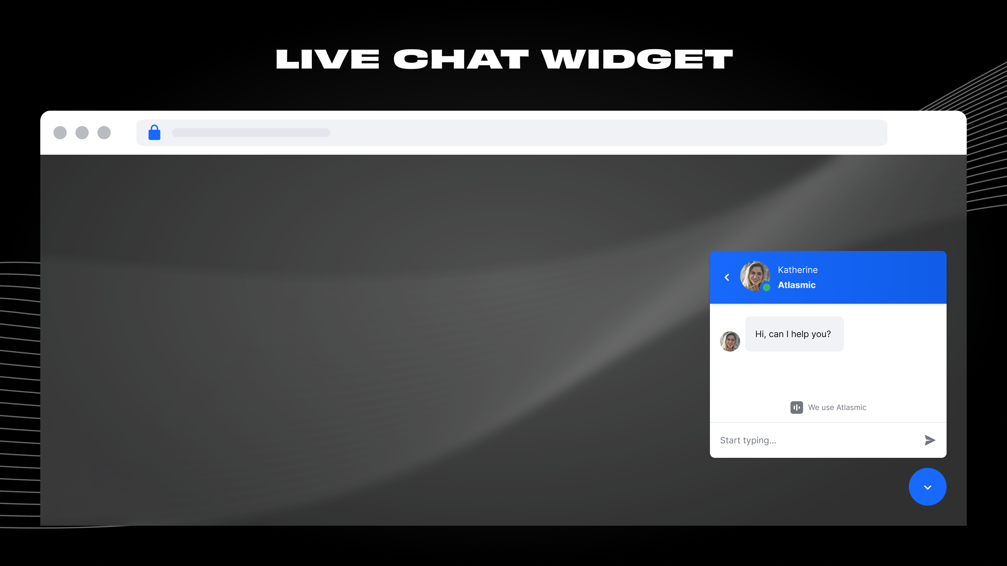 Live chat visitor view