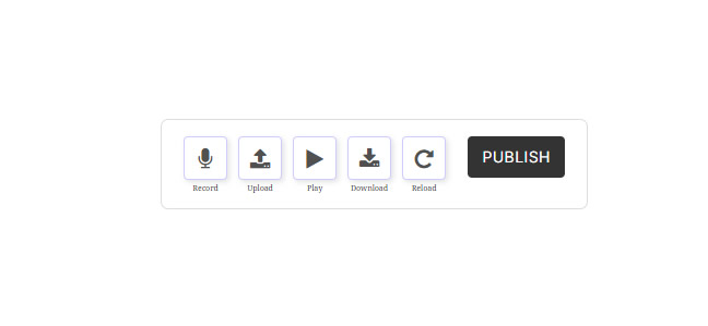 Frontend My audios list page or using the [audio-my-list] shortcode