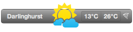 A basic, *thin bar* widget