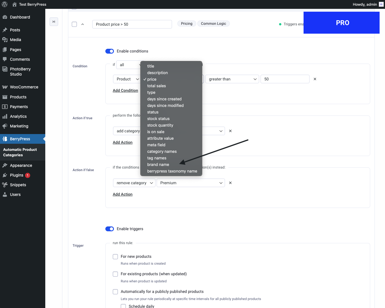 Custom taxonomy support (PRO)