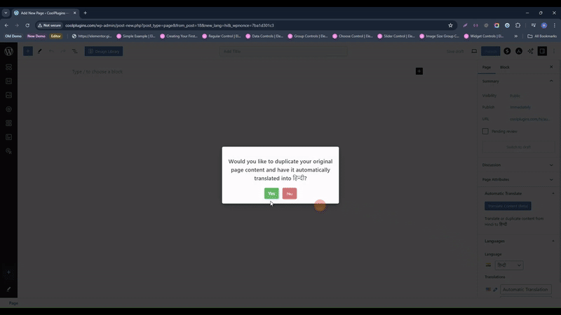 AI Translation for Polylang Preview.