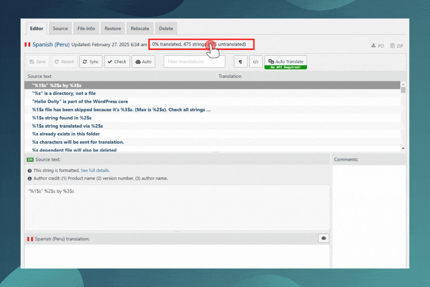 Translate Using Yandex Translate Widget