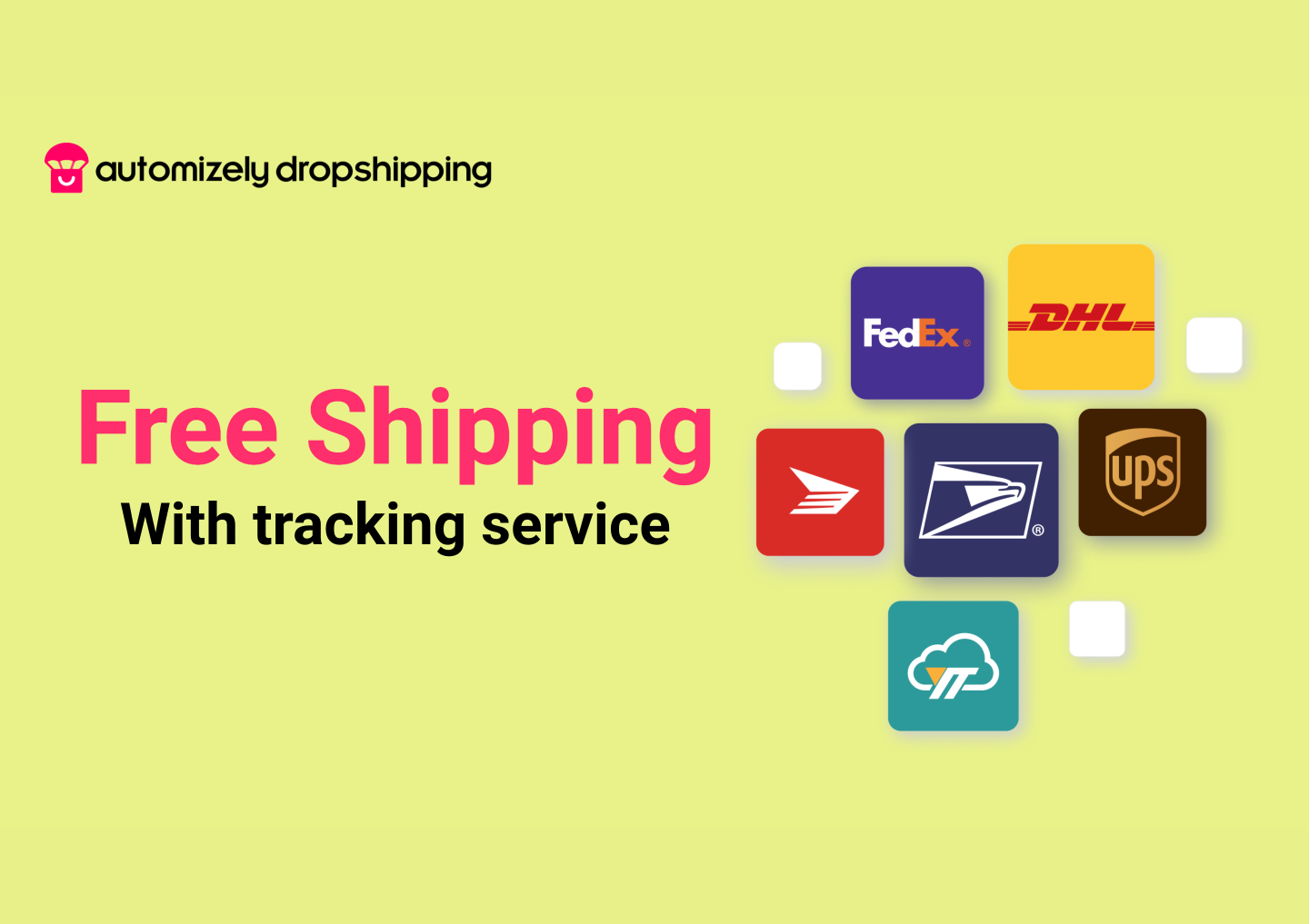 Build trust with customers with good shipping time and trackable delivery.