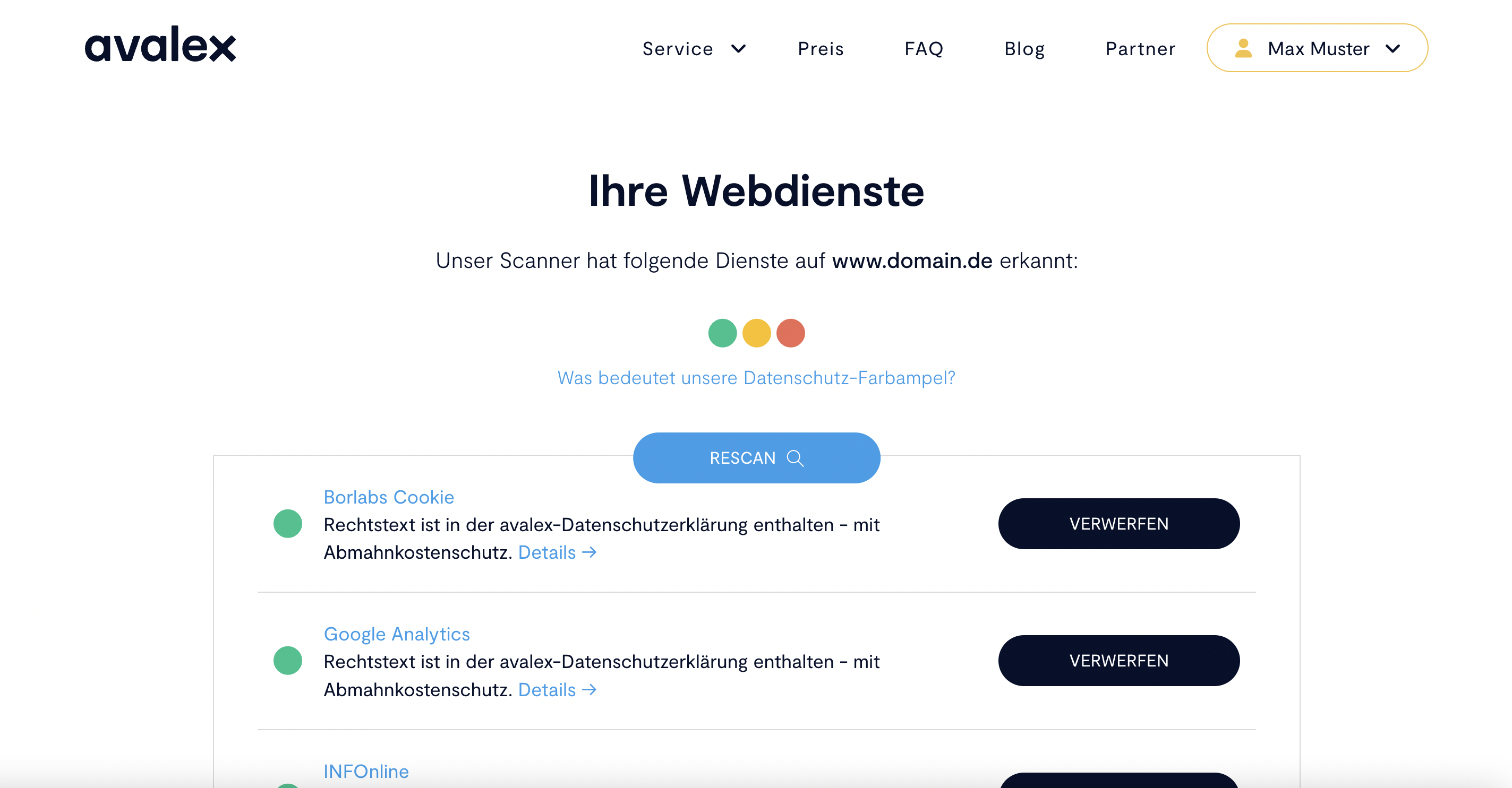 Wir stellen Ihnen Fragen zu Ihrem Unternehmen und Ihrer Internetseite.
