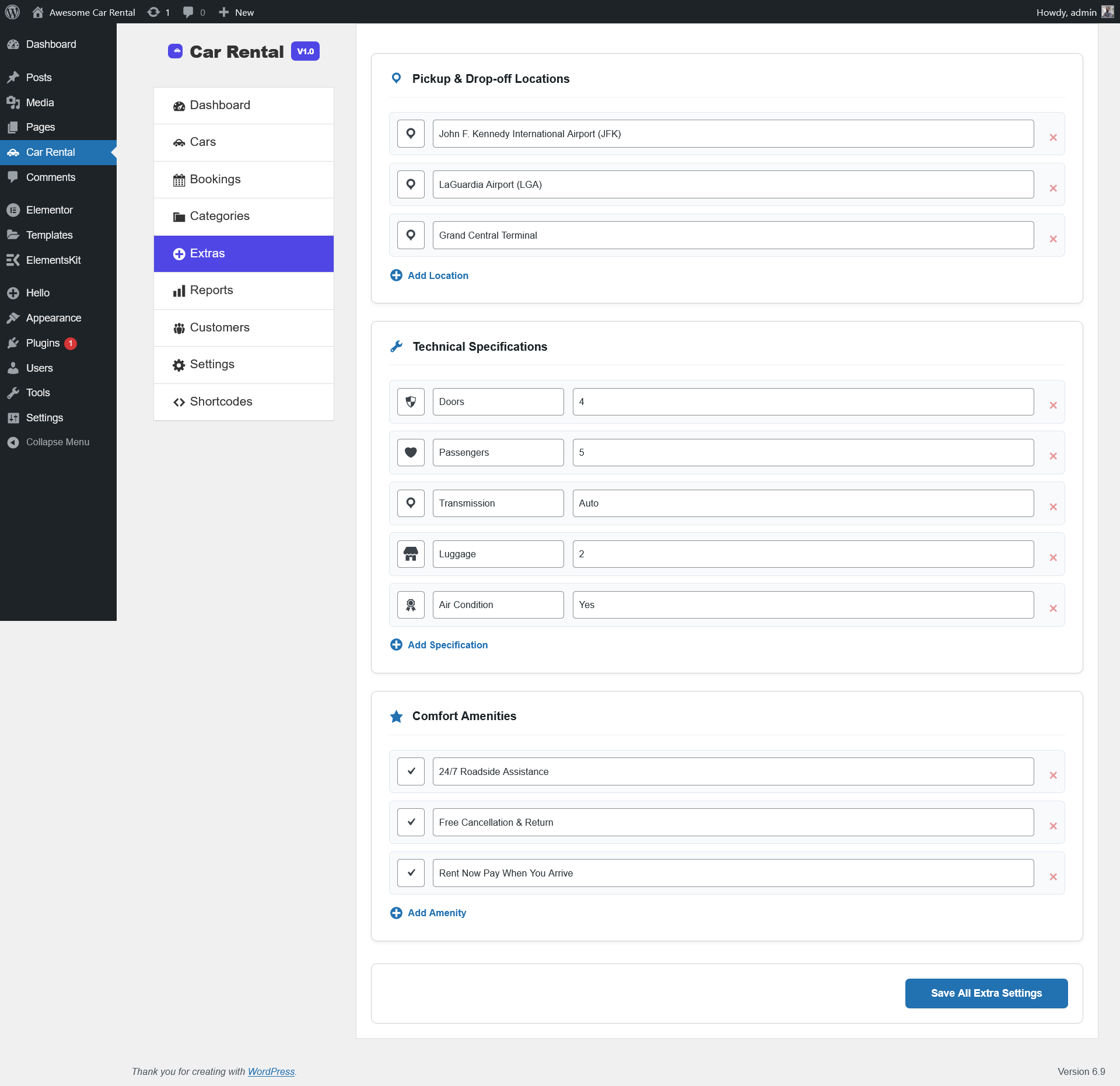 **All Cars: Luxury Fleet Directory** - A high-conversion grid showcasing your entire New York City fleet with real-time price badges in £ and filterable categories.
