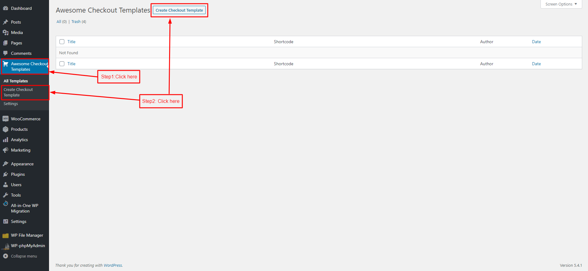 Button settings