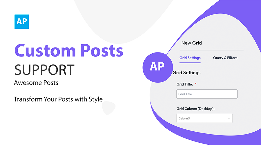 Custom Posts Support