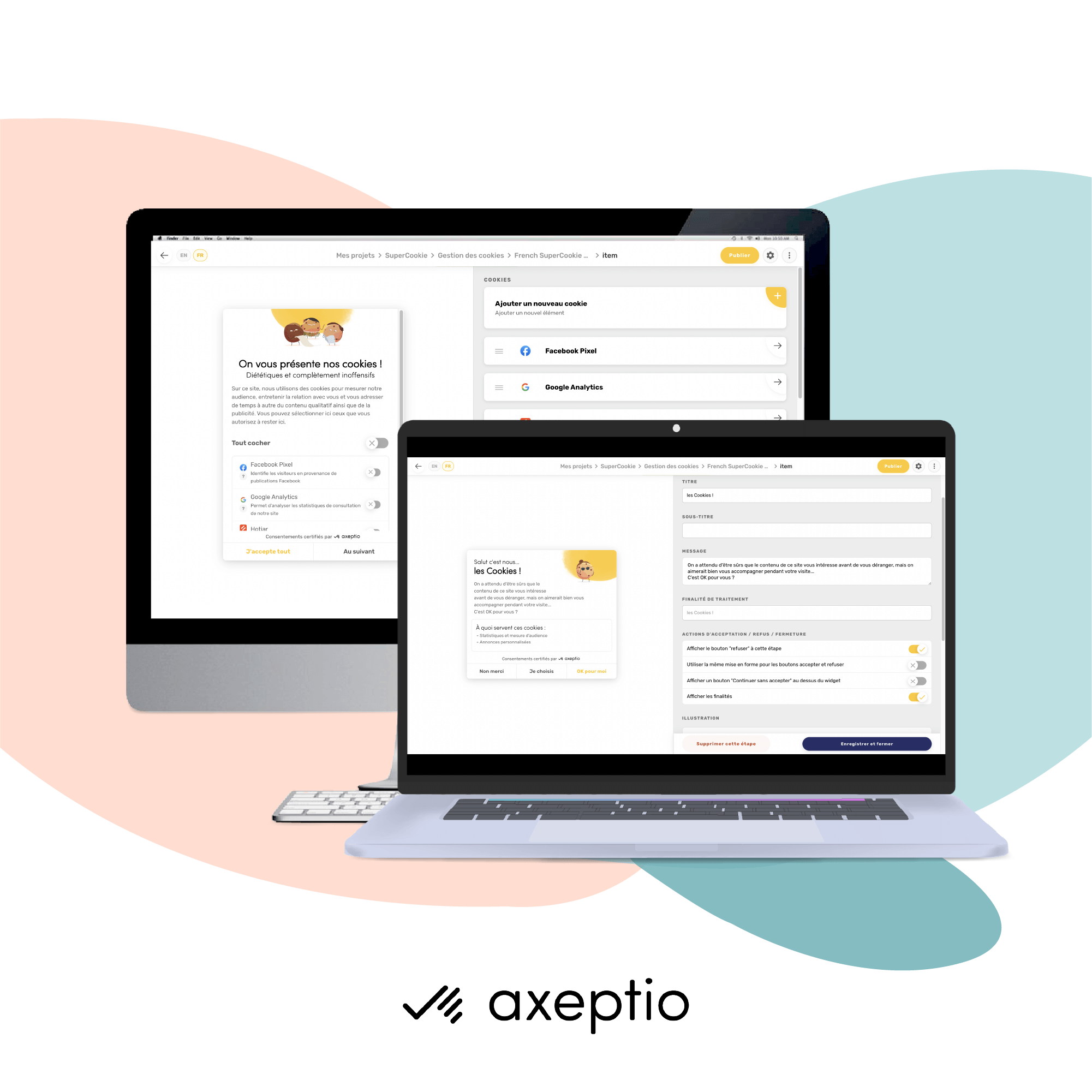Axeptio Back Office for color customization