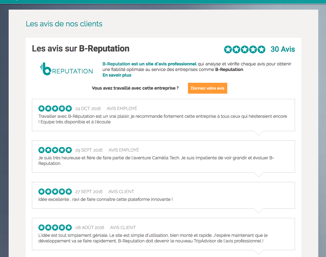 Your reviews are displayed on your website and are automatically updated when new reviews comes in.