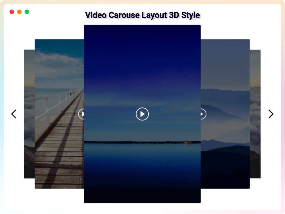 Posts Carousel Layout grid Style