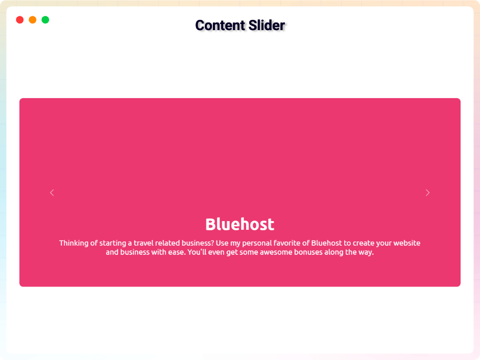 Video Default Layout Image Indicators
