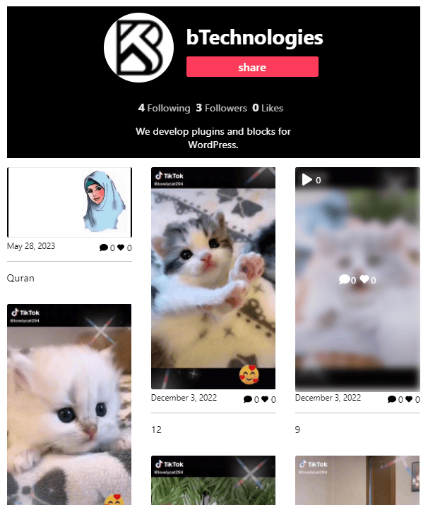 Default Profile Slider Square