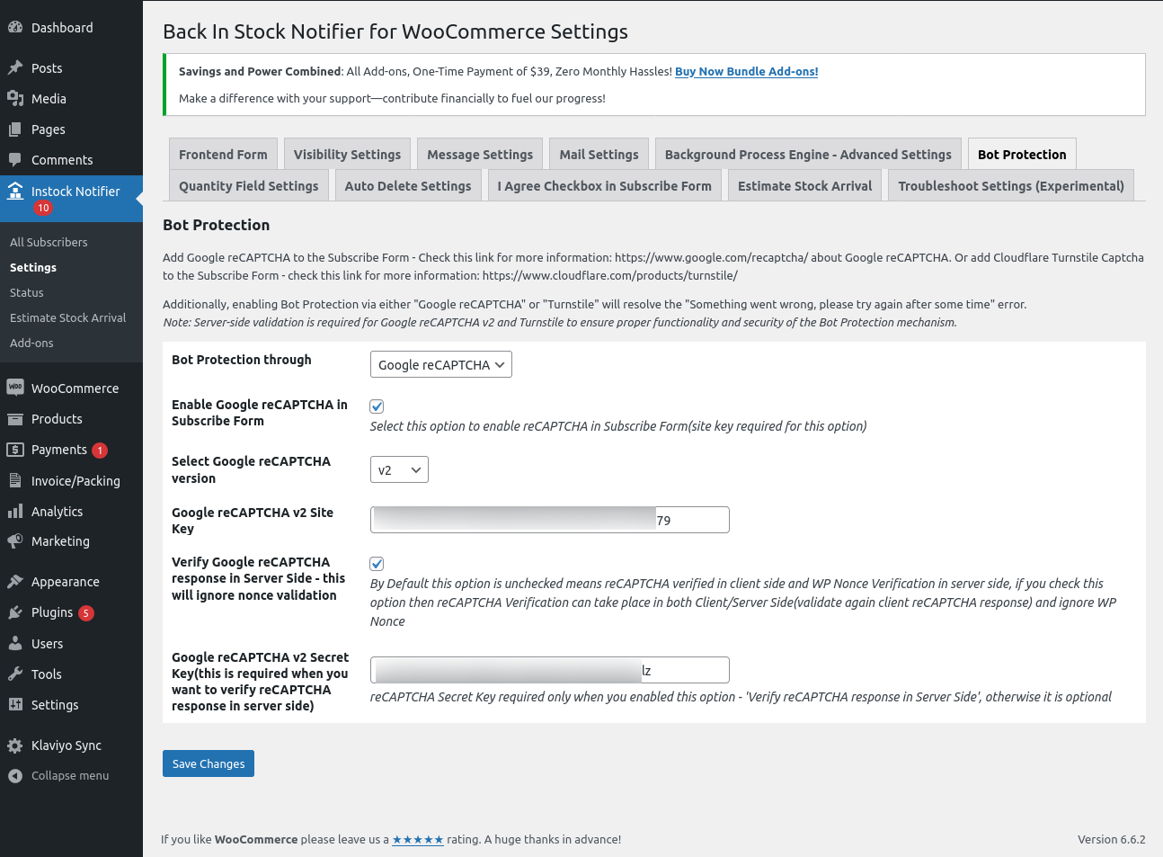 Subscribe Form Frontend with Estimate Stock Arrival Message