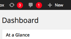 Restyled notifications in Admin Bar