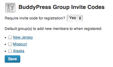 Configure the plugin to require invite codes for all users joining the site, and set default groups for anyone registering.