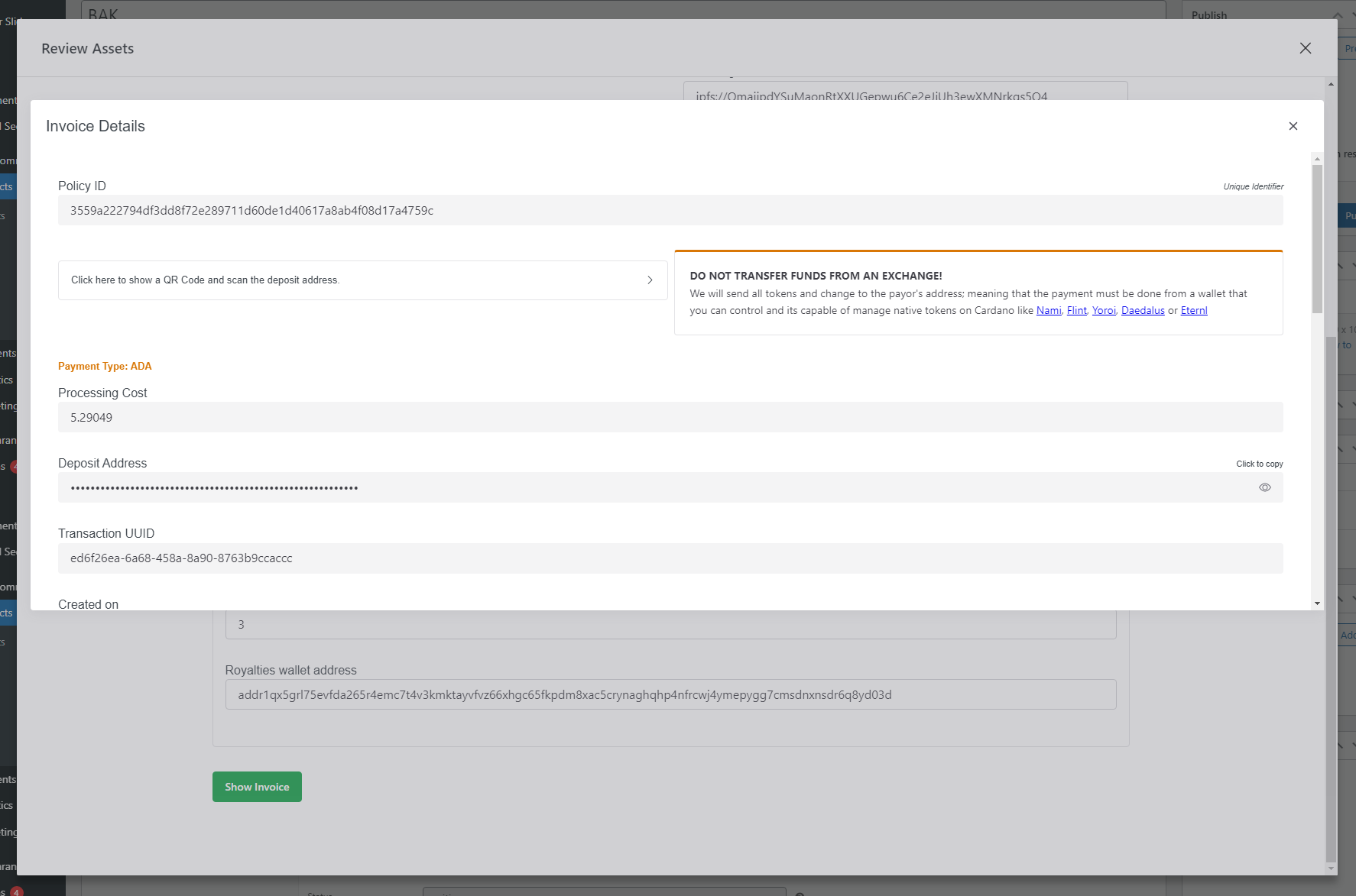 Mint products in bulks from the product list view