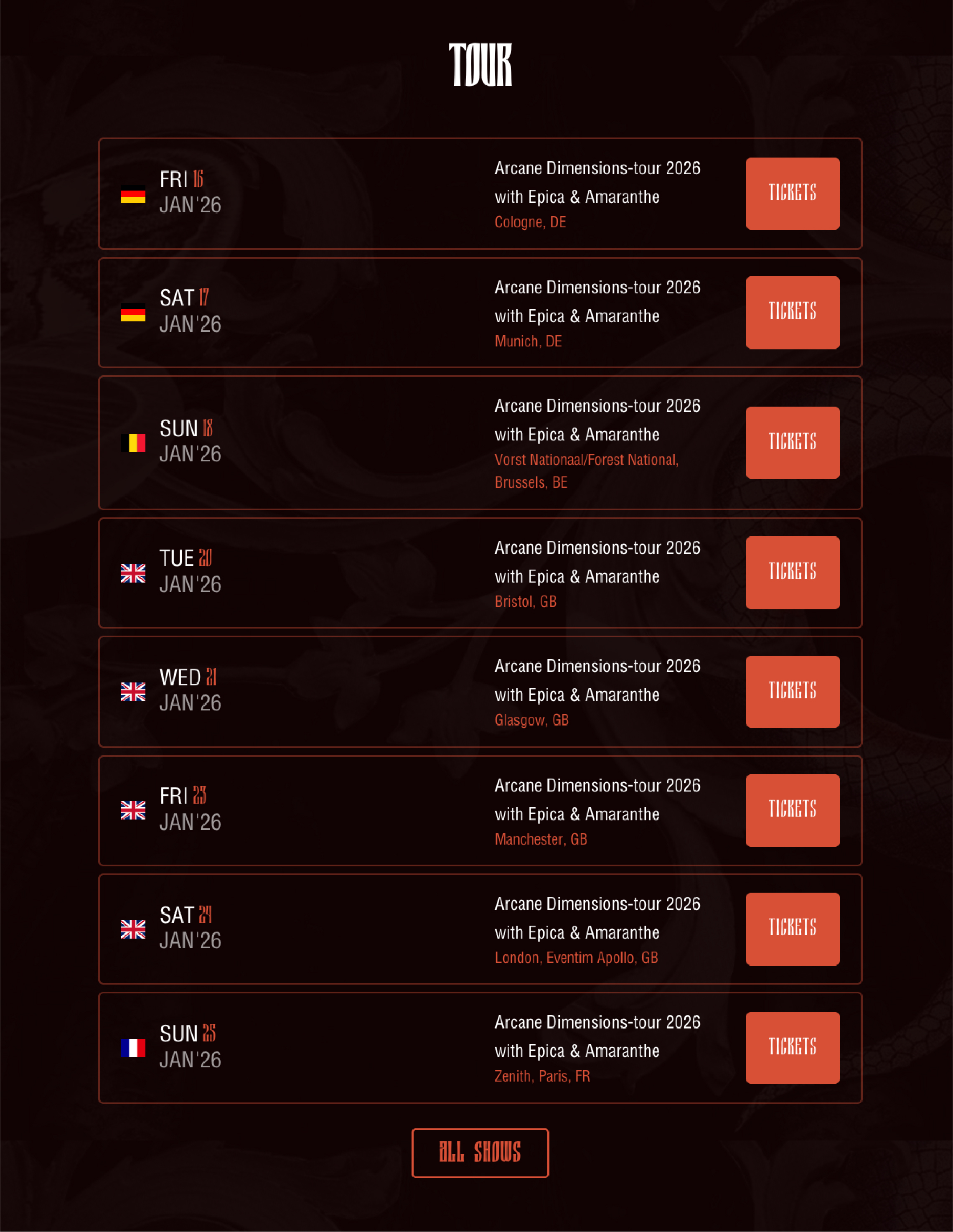 Screenshot from Charlotte Wessels website